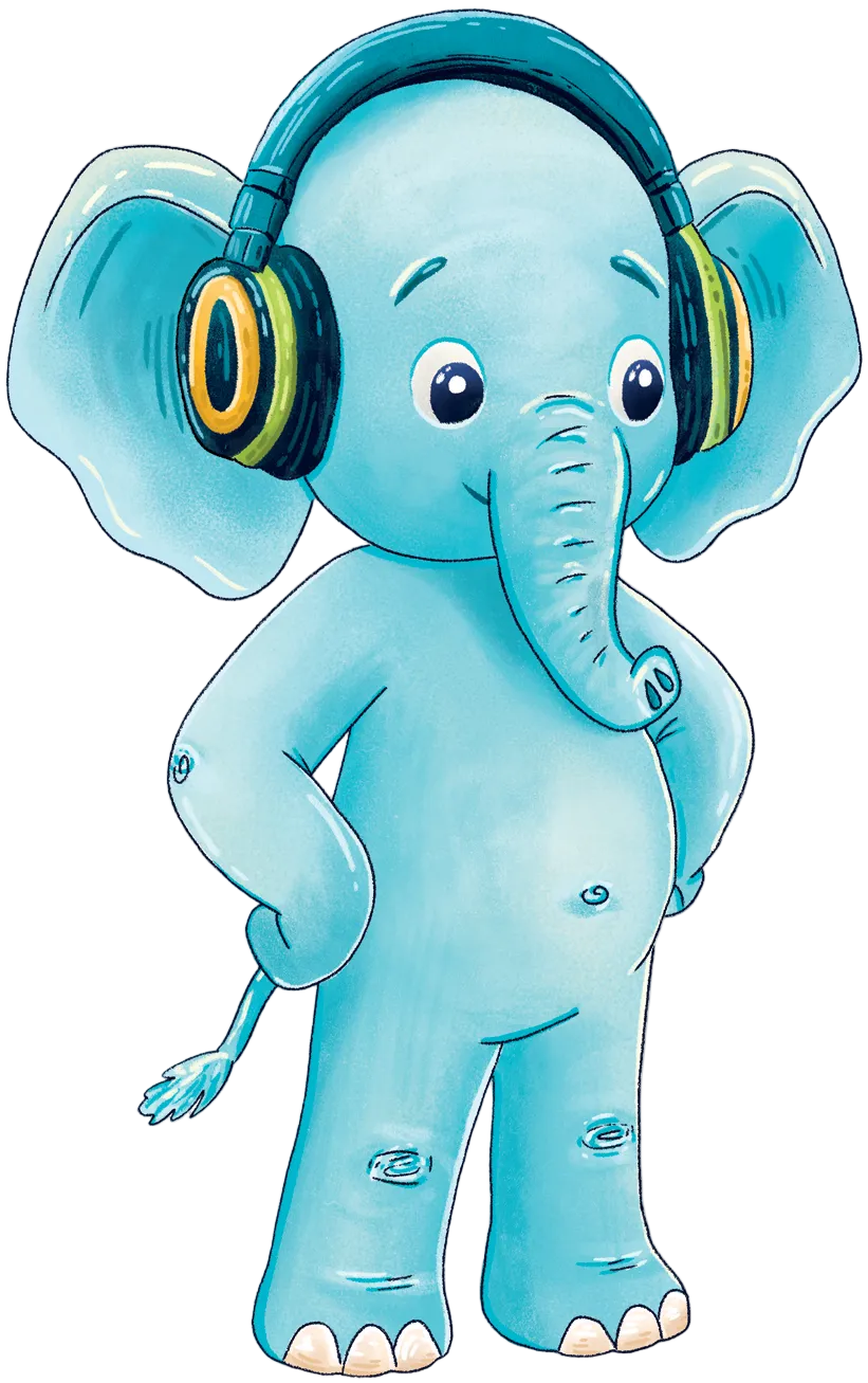Ellie, WonderWave's kid elephant DJ